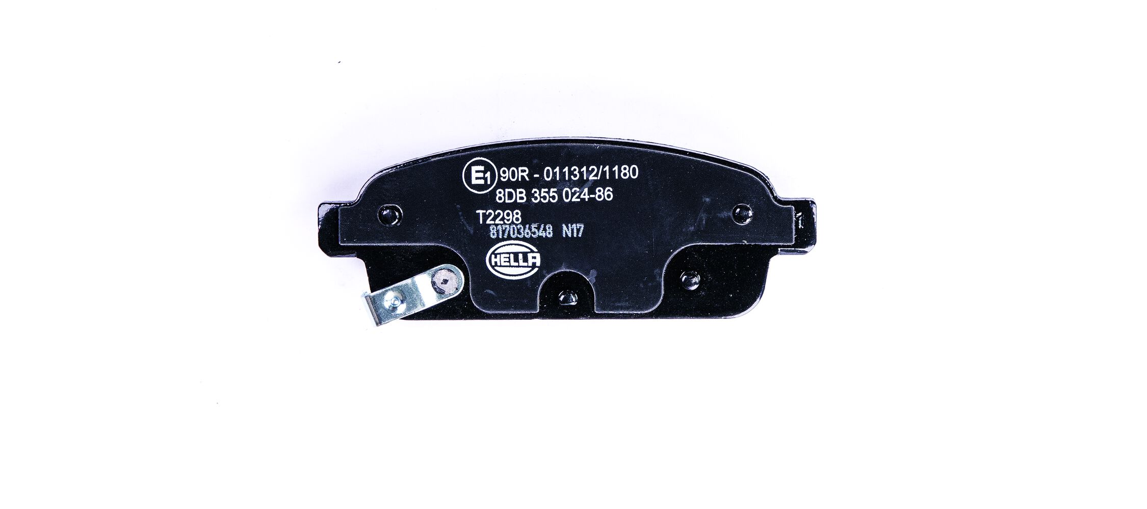 Brake Pad Set, disc brake - 8DB 355 024-861 HELLA