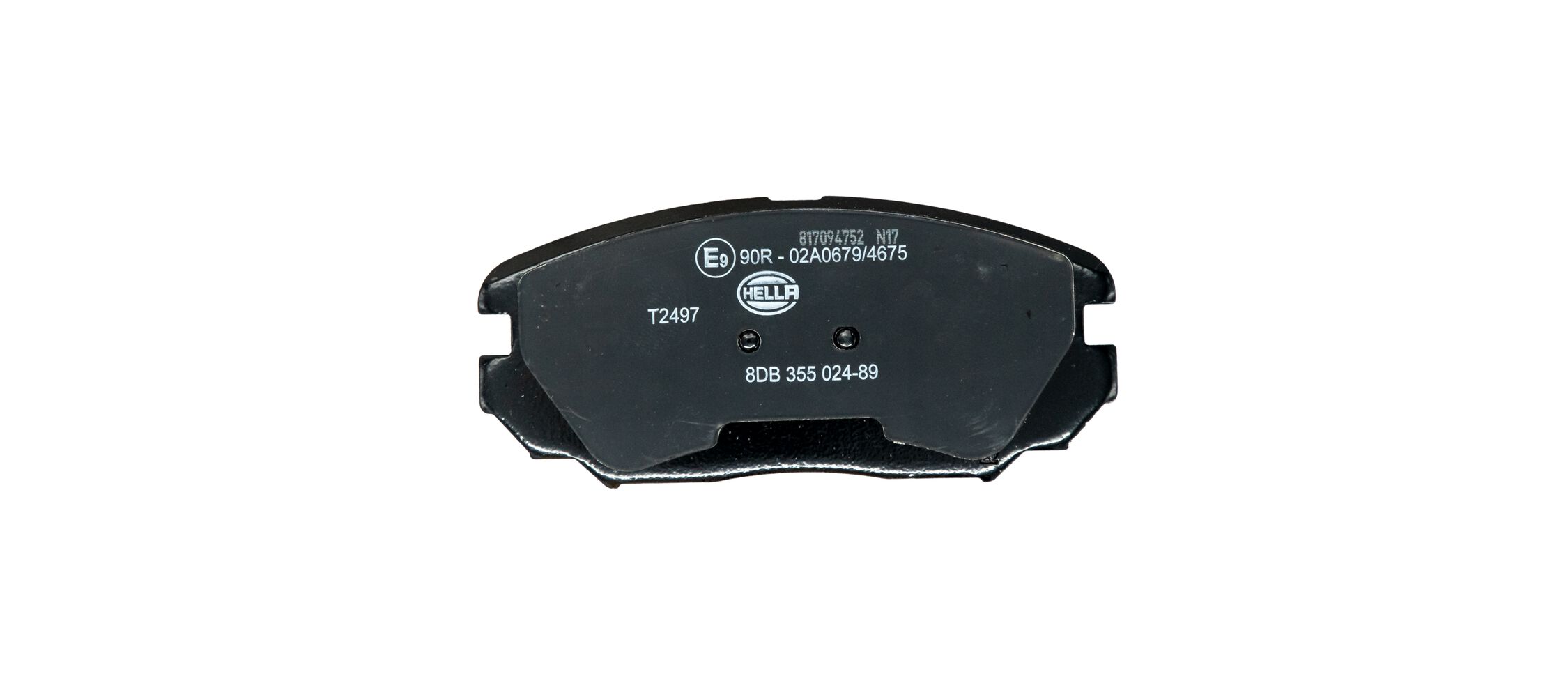 Kit pastiglie freno, Freno a disco - 8DB 355 024-891 HELLA