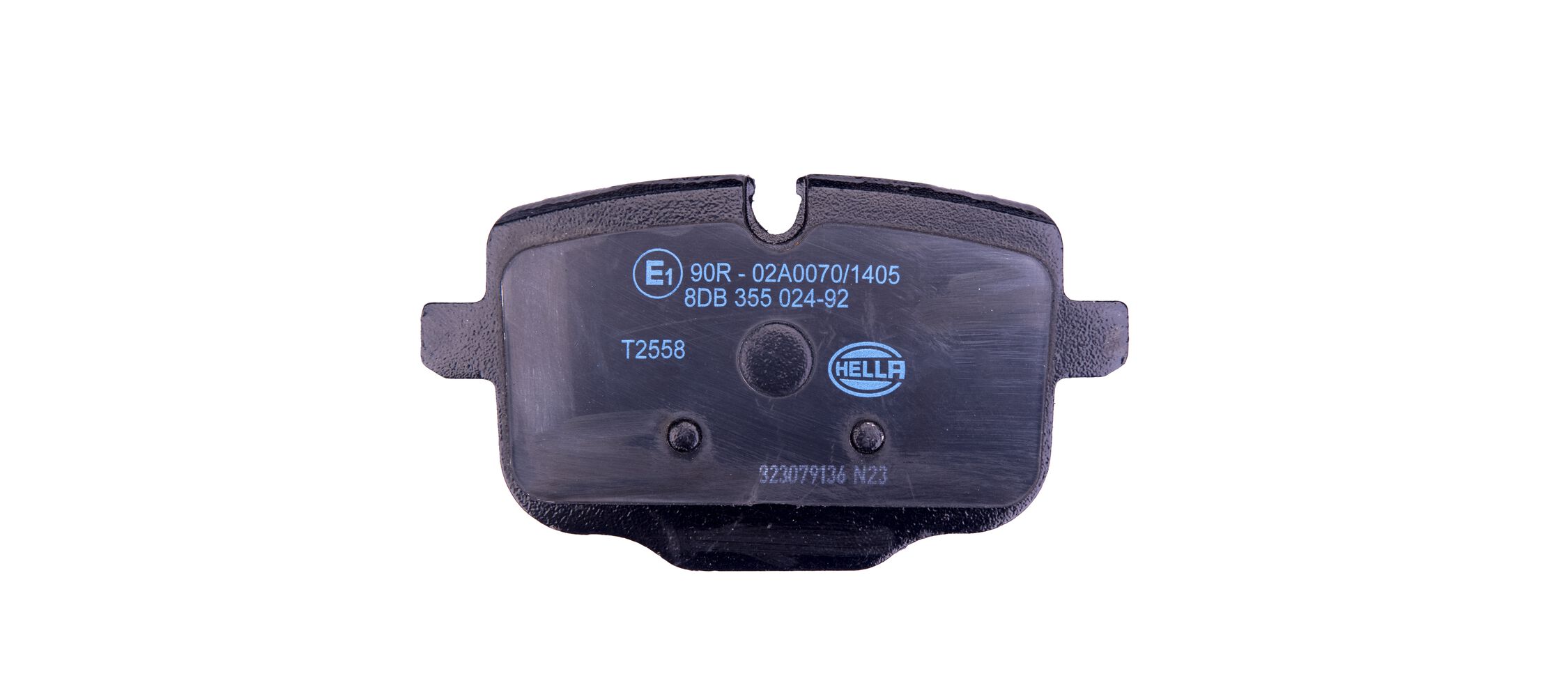 Brake Pad Set, disc brake - 8DB 355 024-921 HELLA