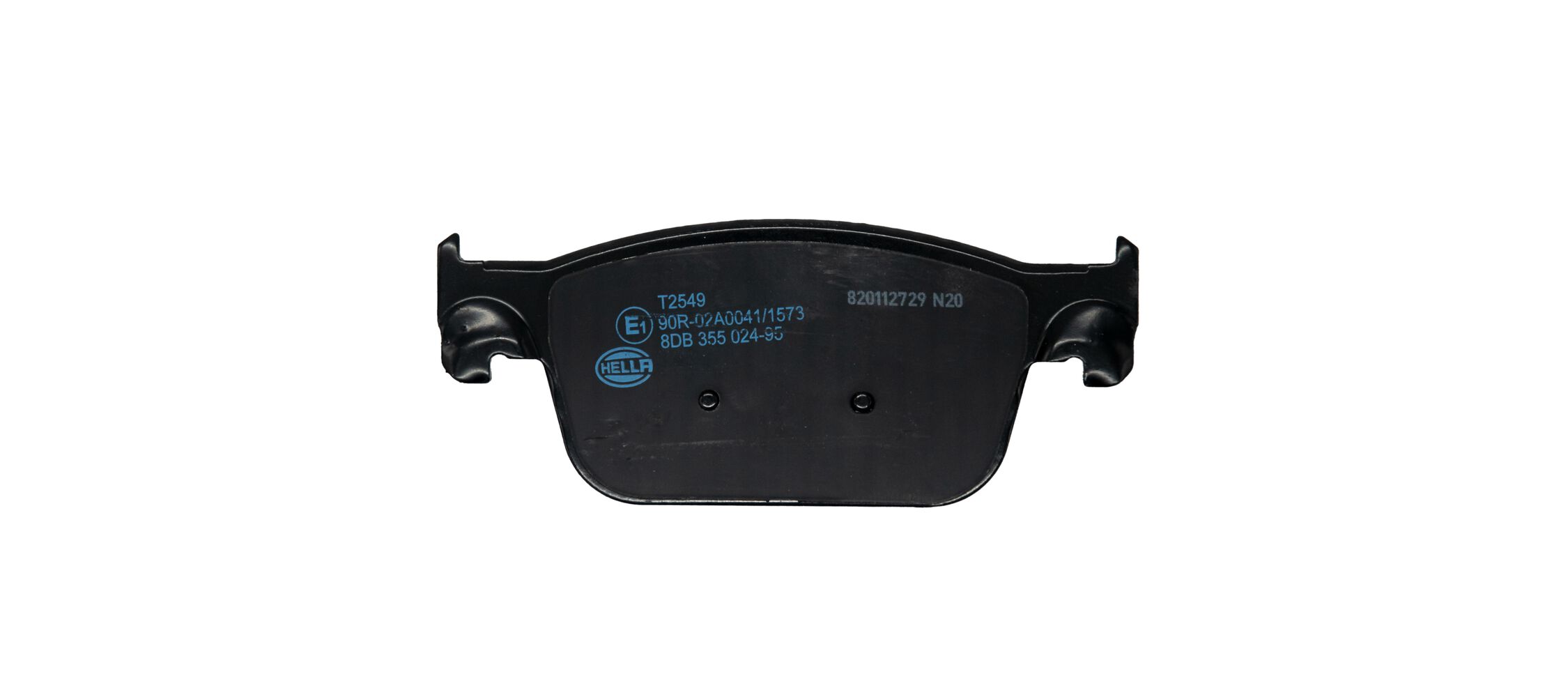 Brake Pad Set, disc brake - 8DB 355 024-951 HELLA
