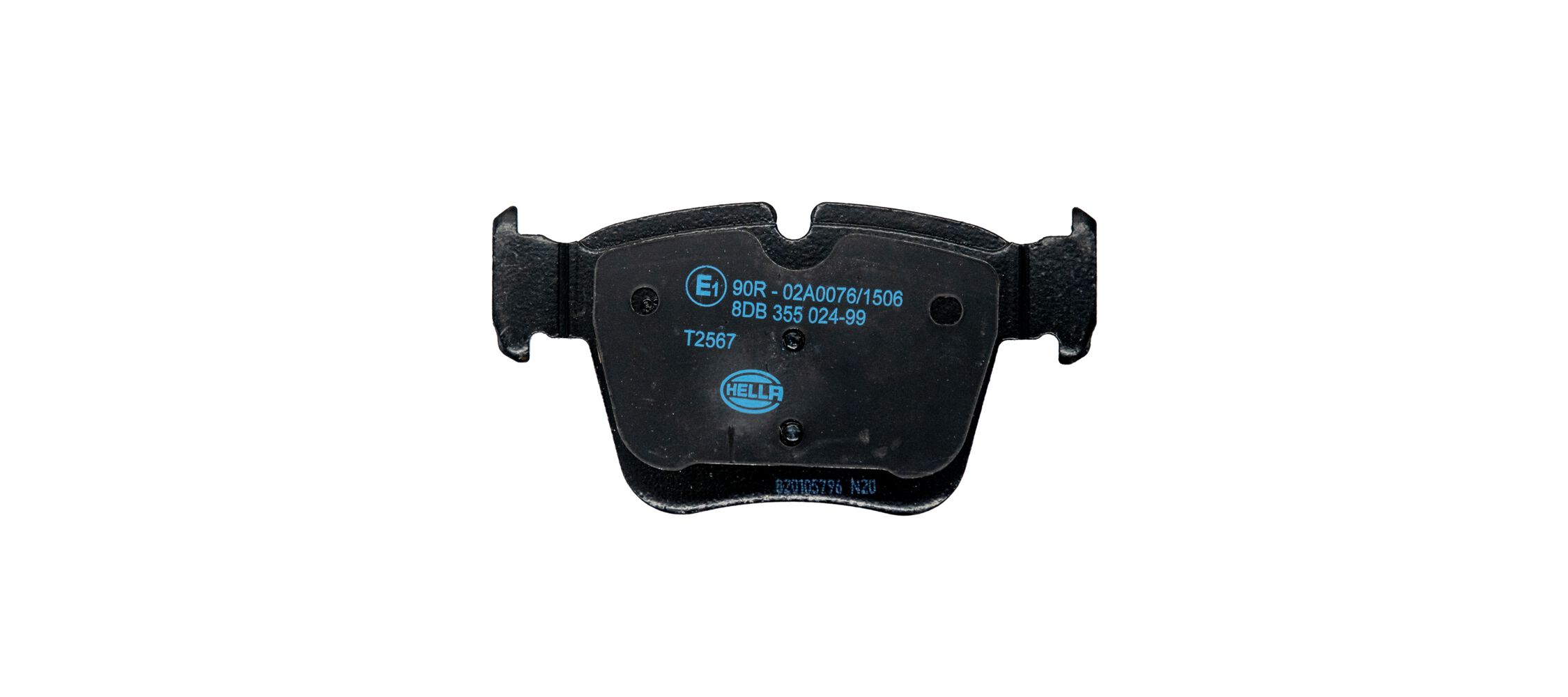 Brake Pad Set, disc brake - 8DB 355 024-991 HELLA