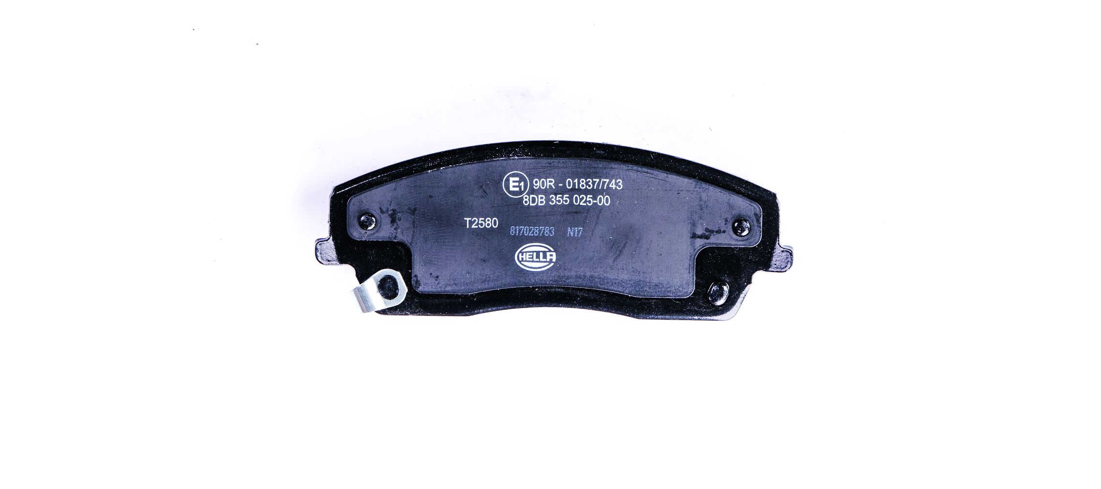 Brake Pad Set, disc brake - 8DB 355 025-001 HELLA