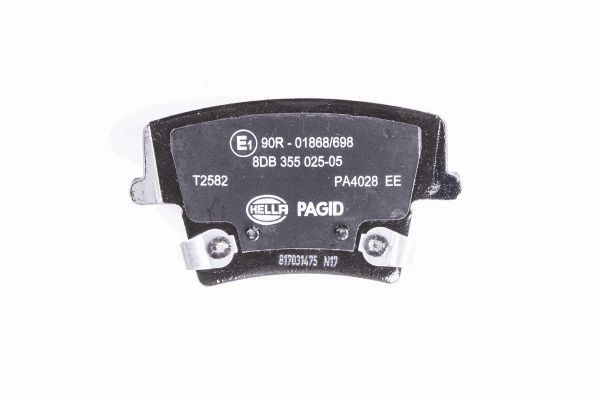 Brake Pad Set, disc brake - 8DB 355 025-051 HELLA