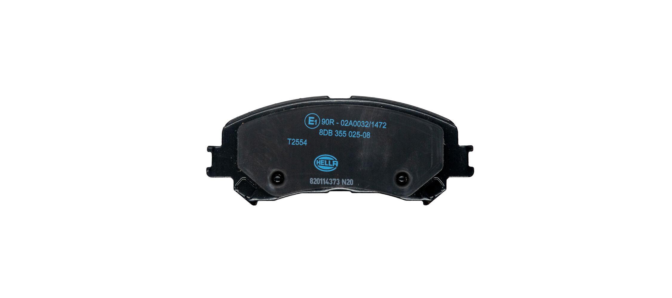 Brake Pad Set, disc brake - 8DB 355 025-081 HELLA