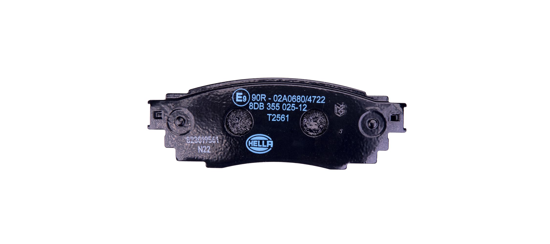 Brake Pad Set, disc brake - 8DB 355 025-121 HELLA