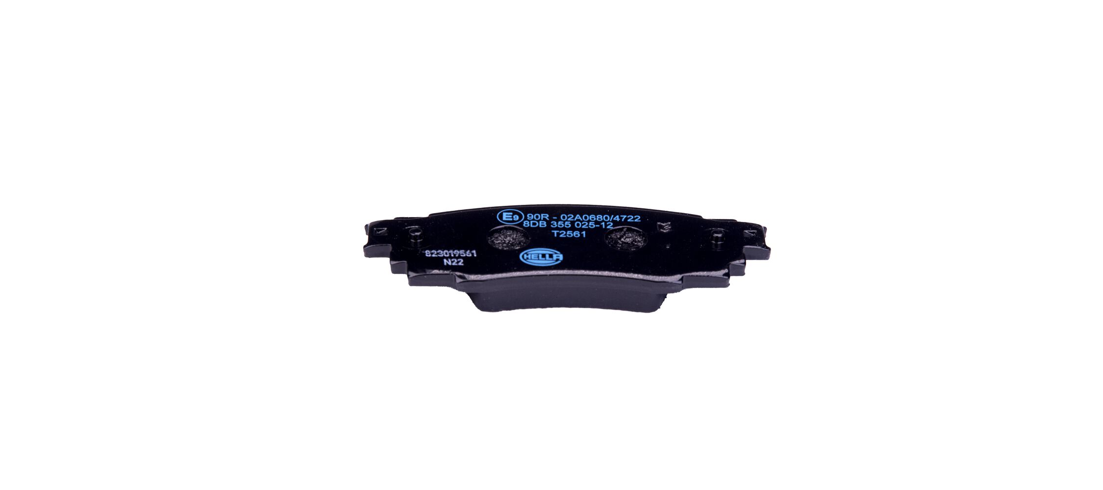 Brake Pad Set, disc brake - 8DB 355 025-121 HELLA