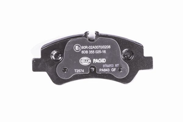 Kit pastiglie freno, Freno a disco - 8DB 355 025-161 HELLA