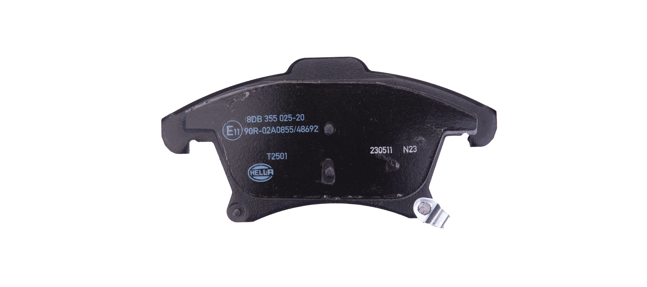 Brake Pad Set, disc brake - 8DB 355 025-201 HELLA