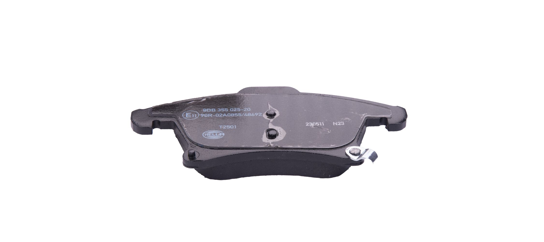 Brake Pad Set, disc brake - 8DB 355 025-201 HELLA