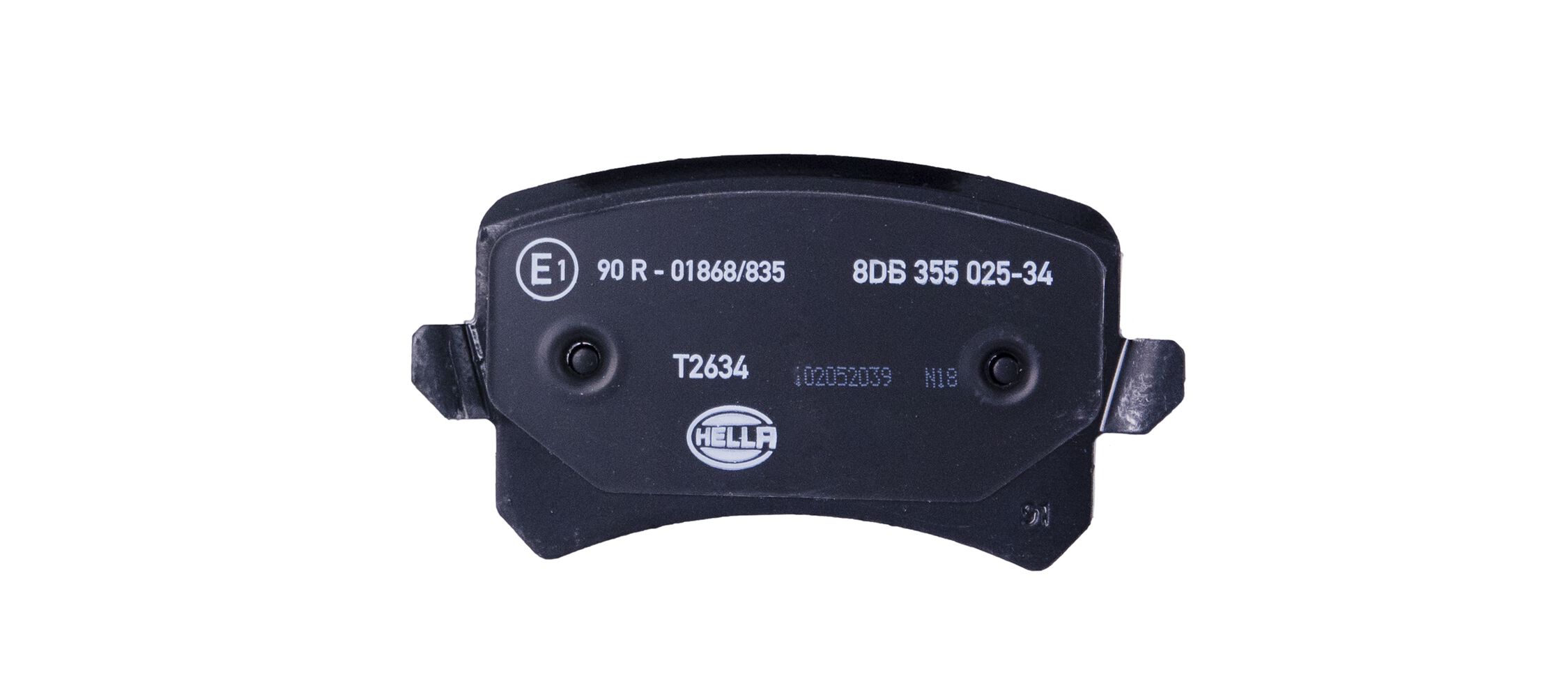 Kit pastiglie freno, Freno a disco - 8DB 355 025-341 HELLA