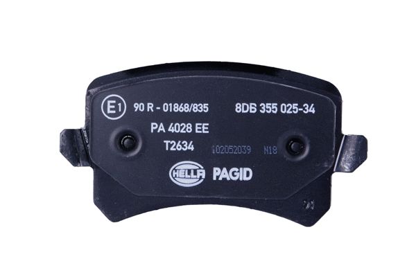 Kit pastiglie freno, Freno a disco - 8DB 355 025-341 HELLA