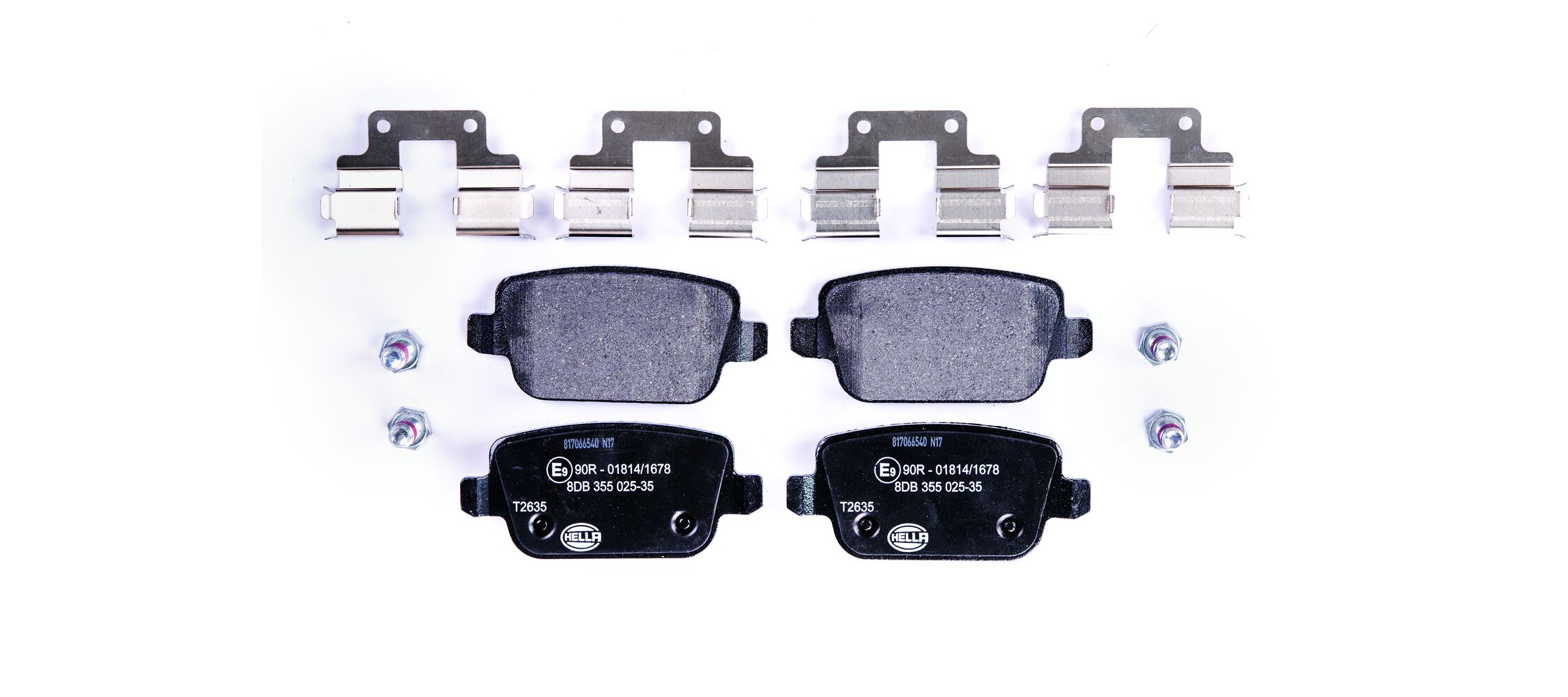 Kit pastiglie freno, Freno a disco - 8DB 355 025-351 HELLA