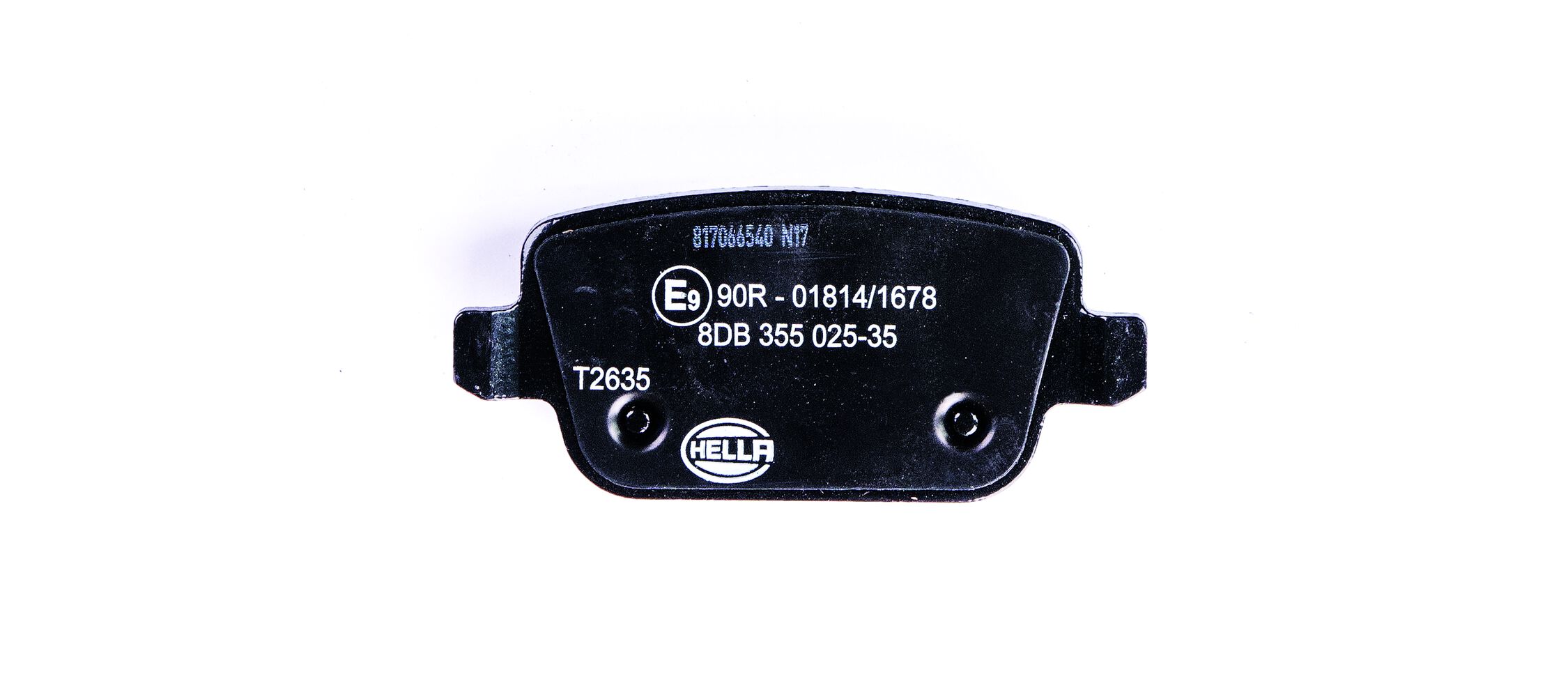 Brake Pad Set, disc brake - 8DB 355 025-351 HELLA