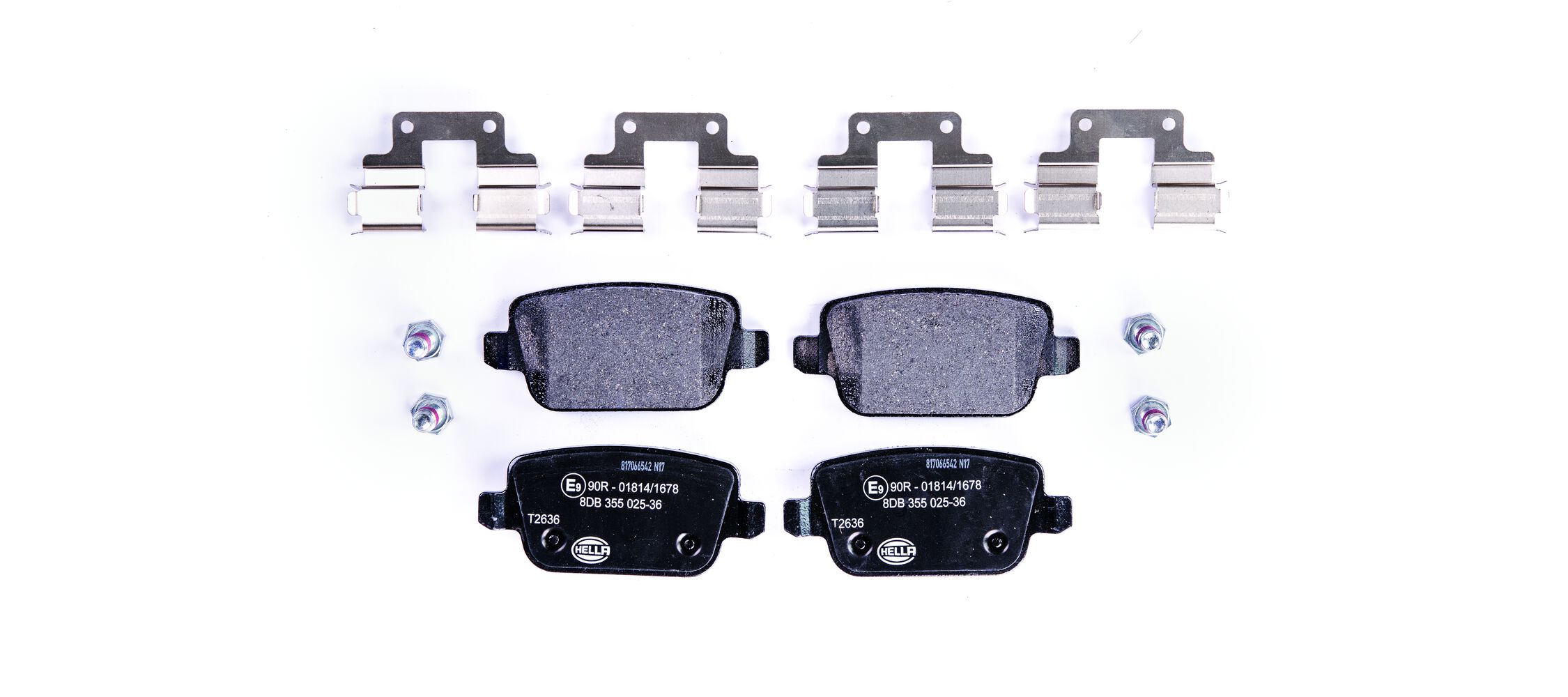 Kit pastiglie freno, Freno a disco - 8DB 355 025-361 HELLA