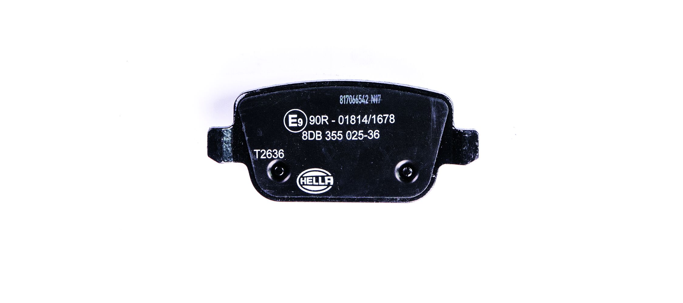 Brake Pad Set, disc brake - 8DB 355 025-361 HELLA