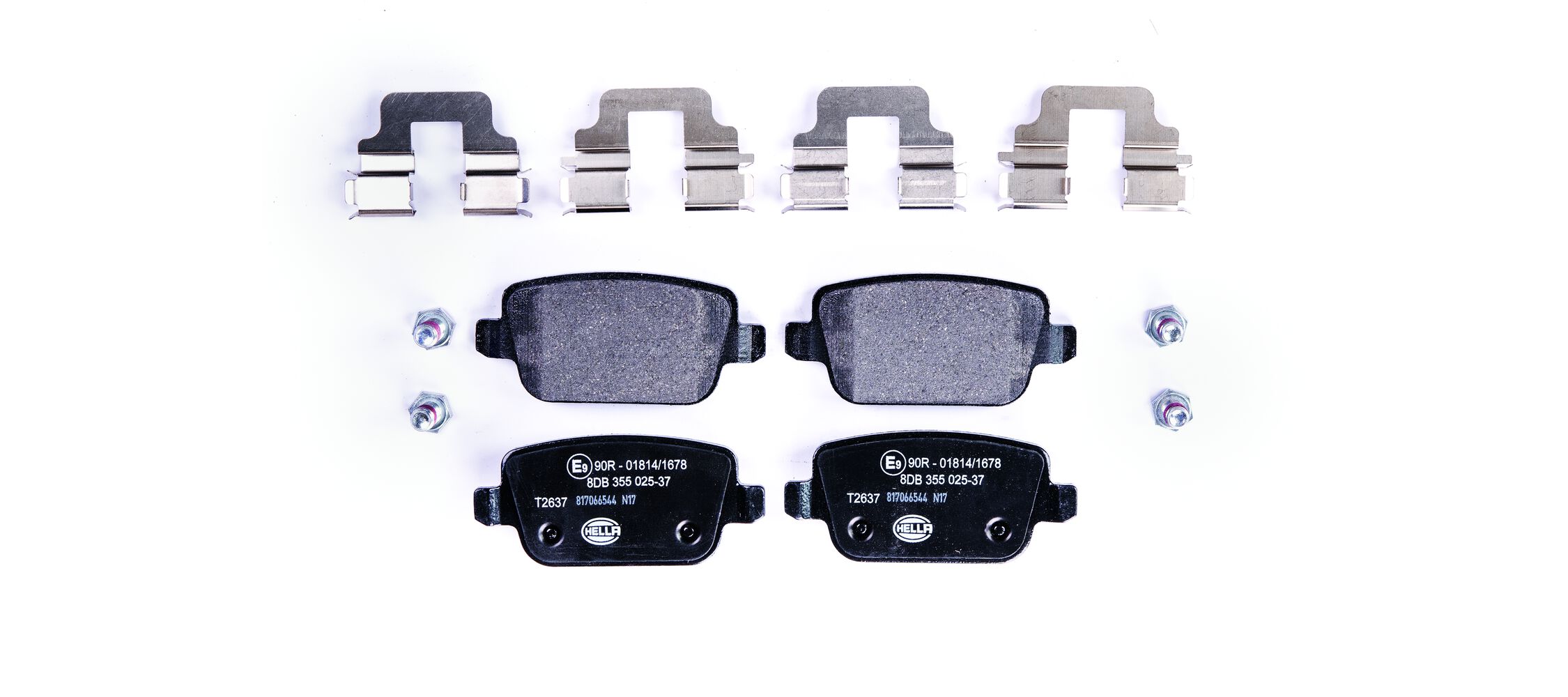 Kit pastiglie freno, Freno a disco - 8DB 355 025-371 HELLA