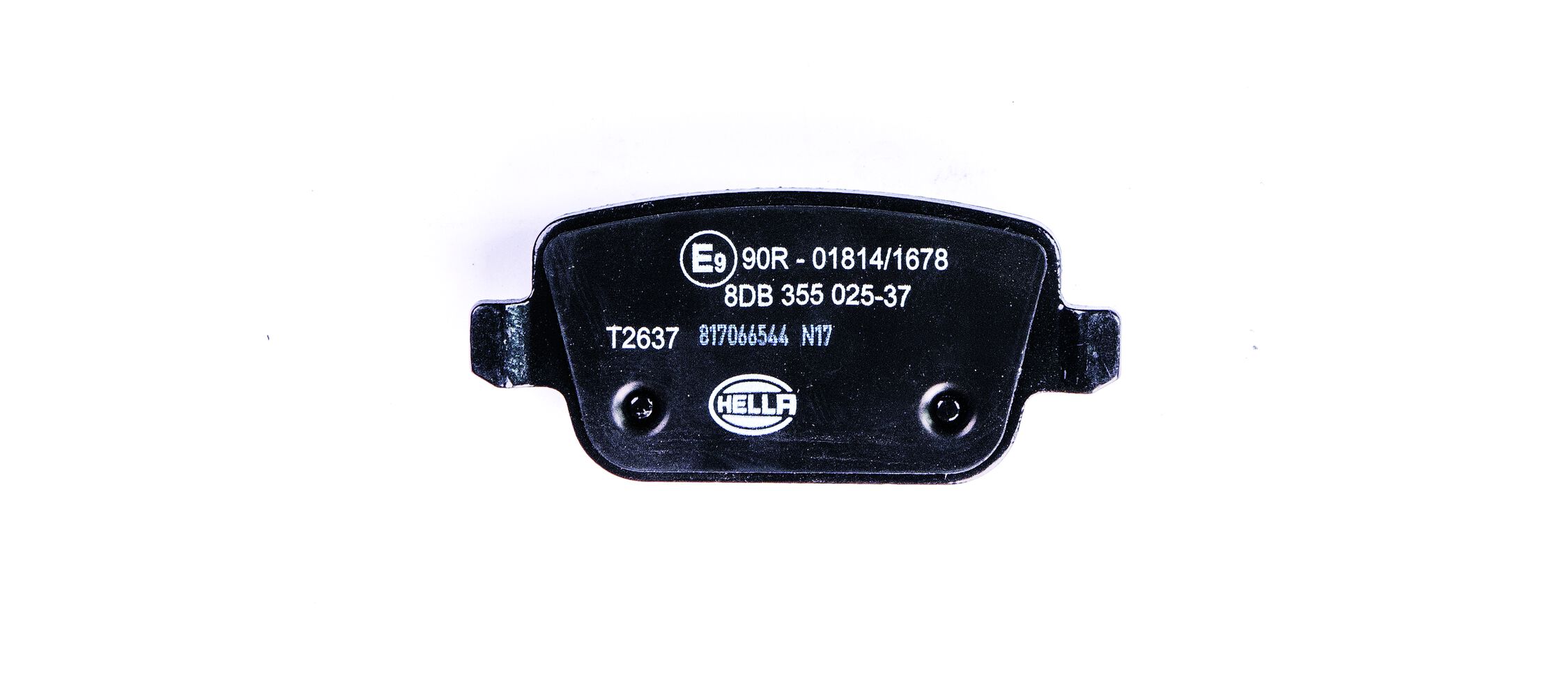 stabdžių trinkelių rinkinys, diskinis stabdys - 8DB 355 025-371 HELLA