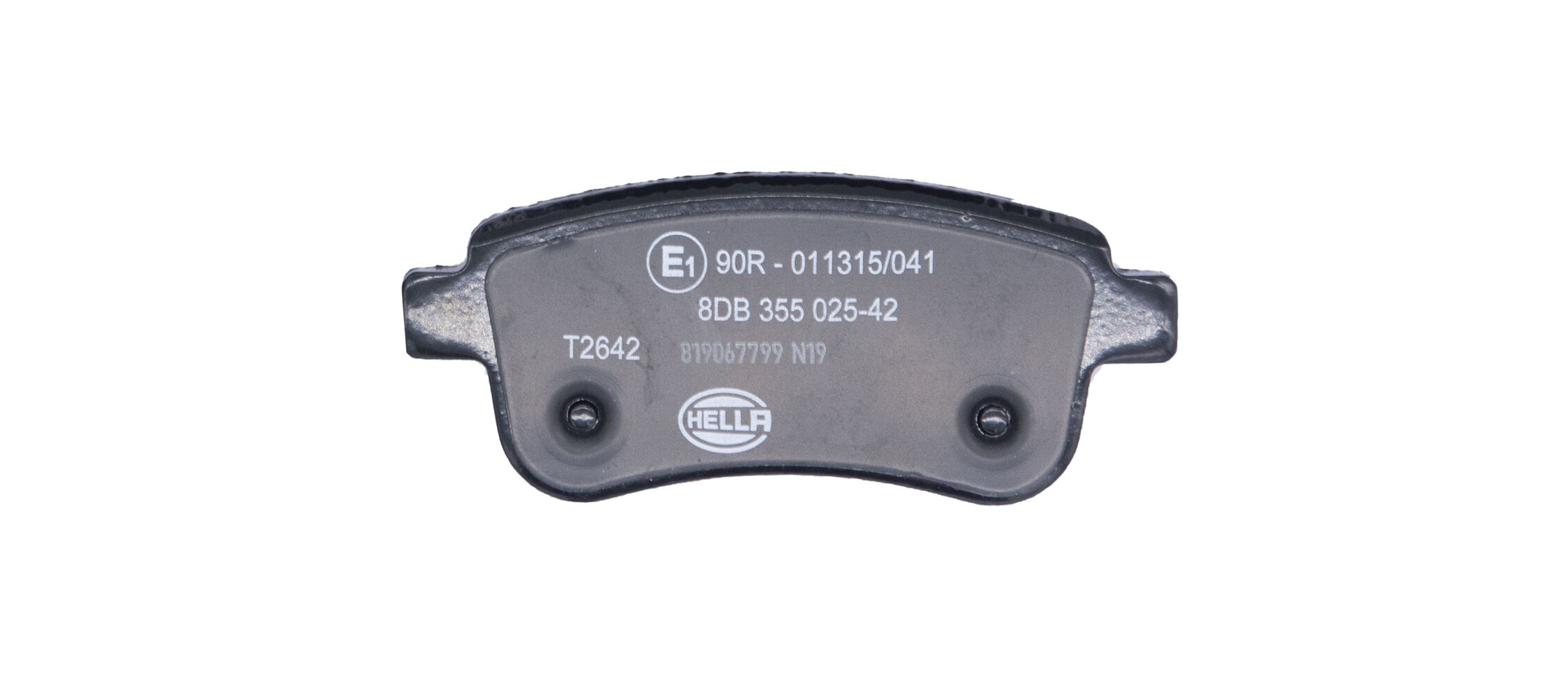 Brake Pad Set, disc brake - 8DB 355 025-421 HELLA