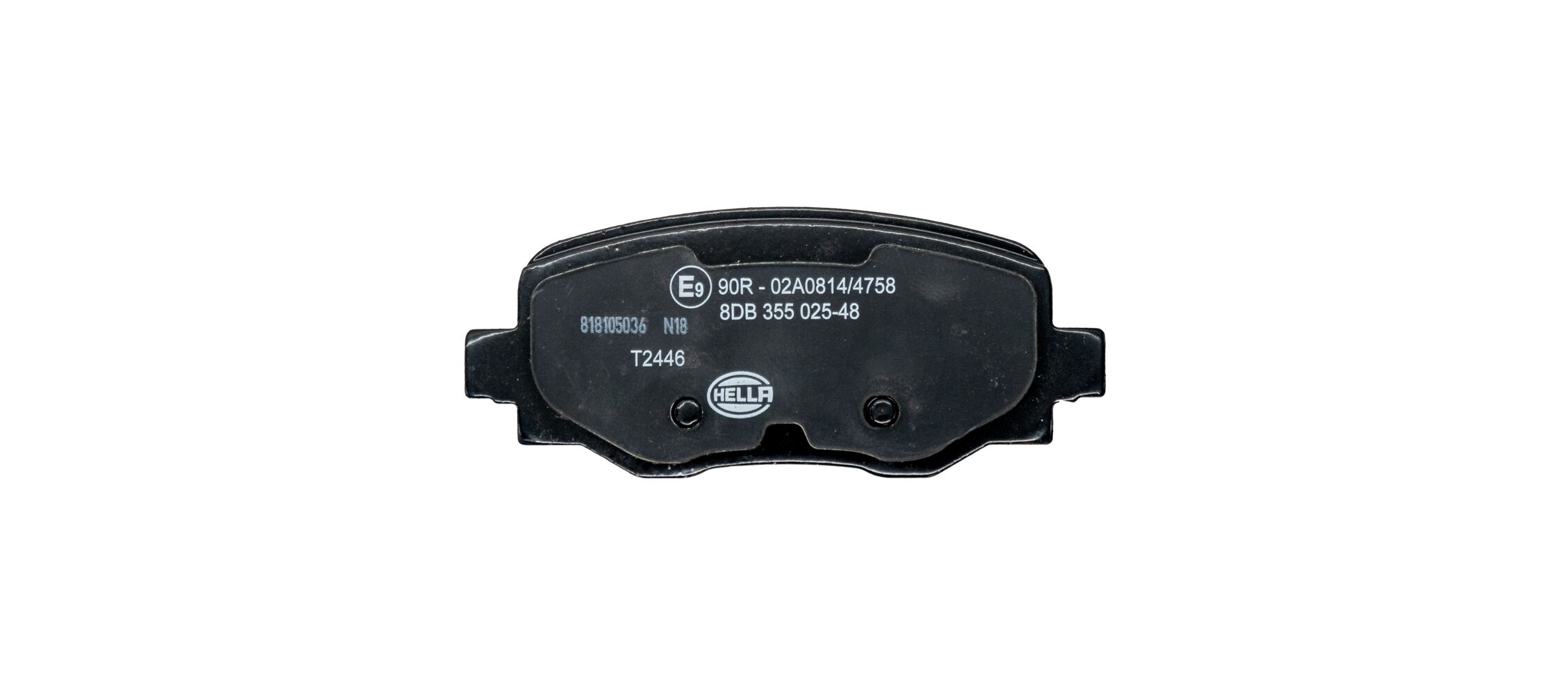Kit pastiglie freno, Freno a disco - 8DB 355 025-481 HELLA