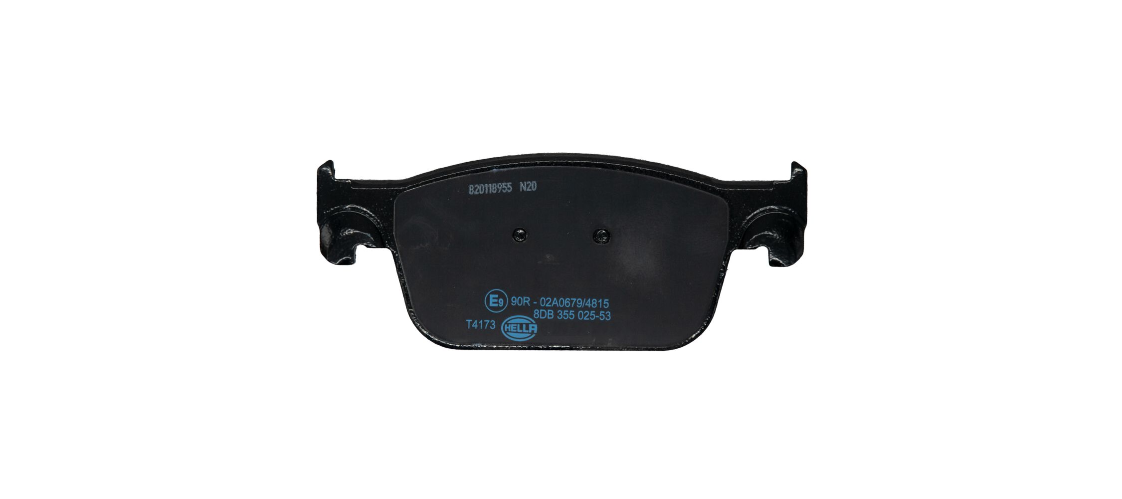 Brake Pad Set, disc brake - 8DB 355 025-531 HELLA