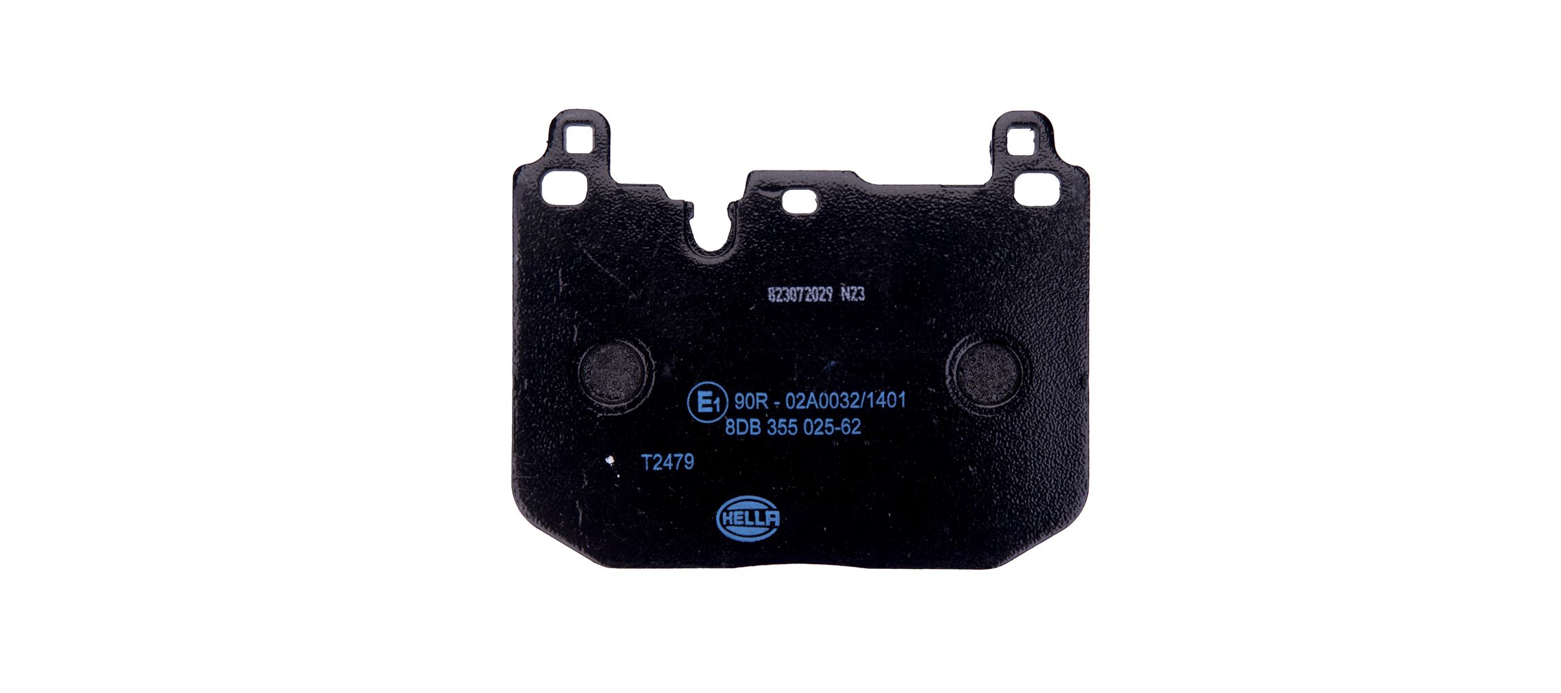 Brake Pad Set, disc brake - 8DB 355 025-621 HELLA