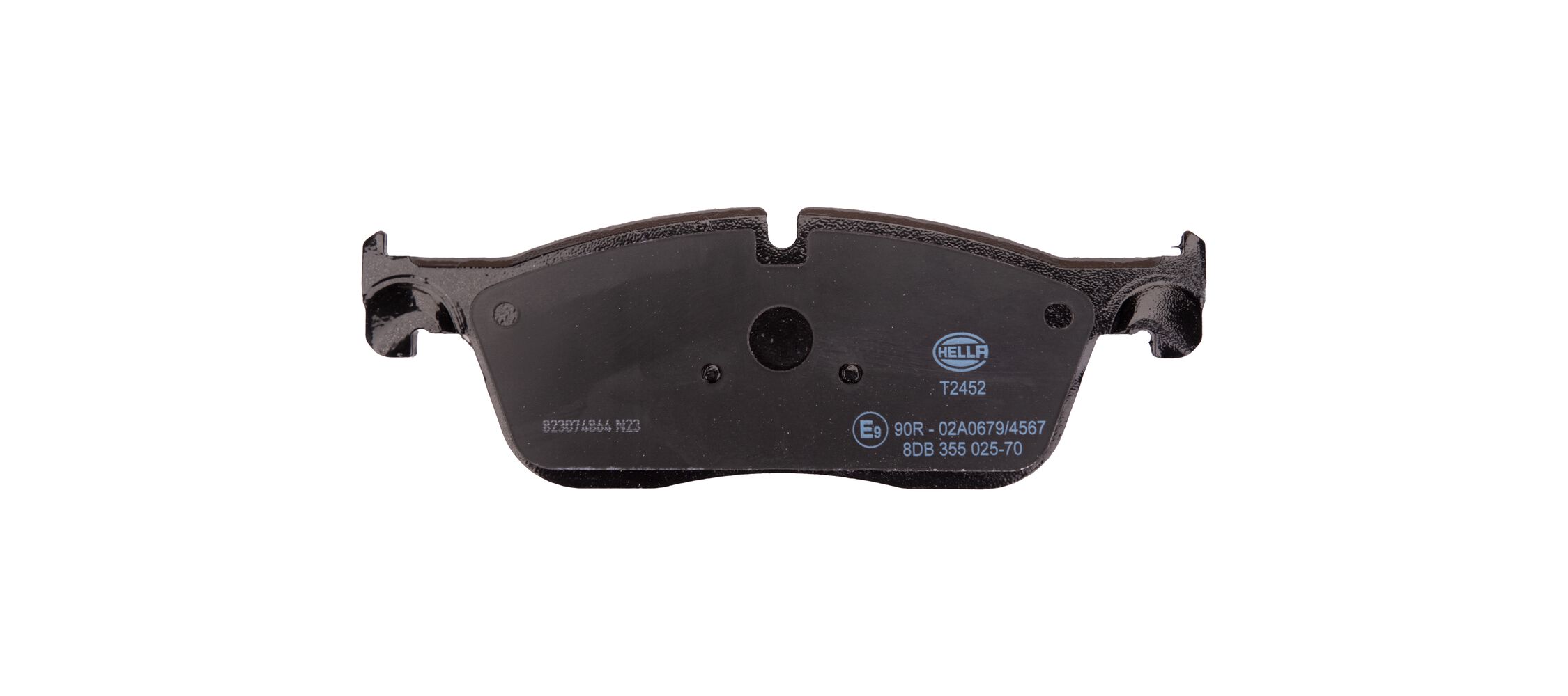 Brake Pad Set, disc brake - 8DB 355 025-701 HELLA