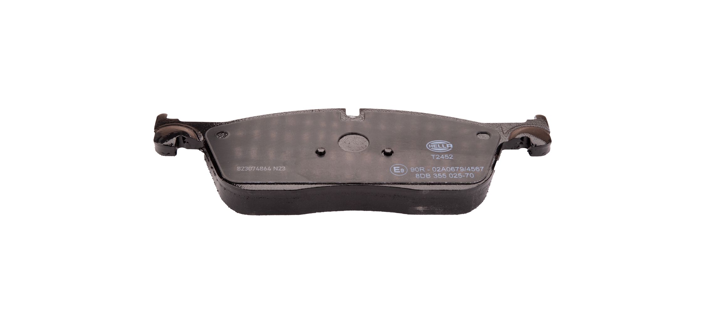 Brake Pad Set, disc brake - 8DB 355 025-701 HELLA