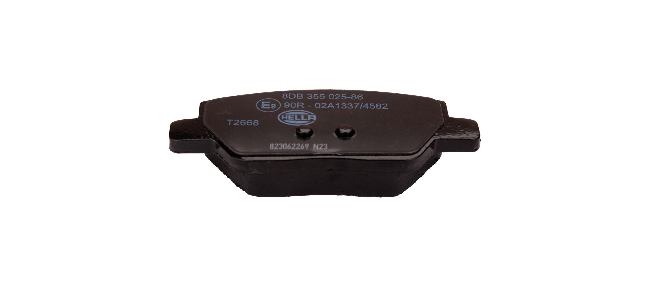 Brake Pad Set, disc brake - 8DB 355 025-861 HELLA