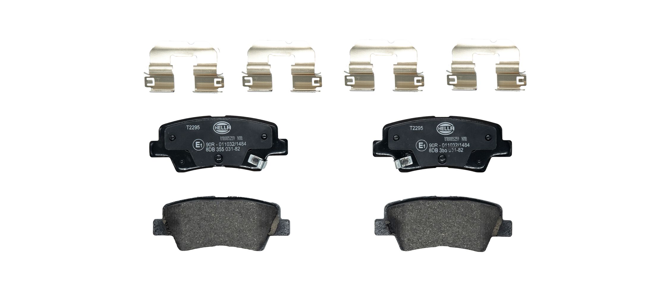 Kit pastiglie freno, Freno a disco - 8DB 355 031-821 HELLA