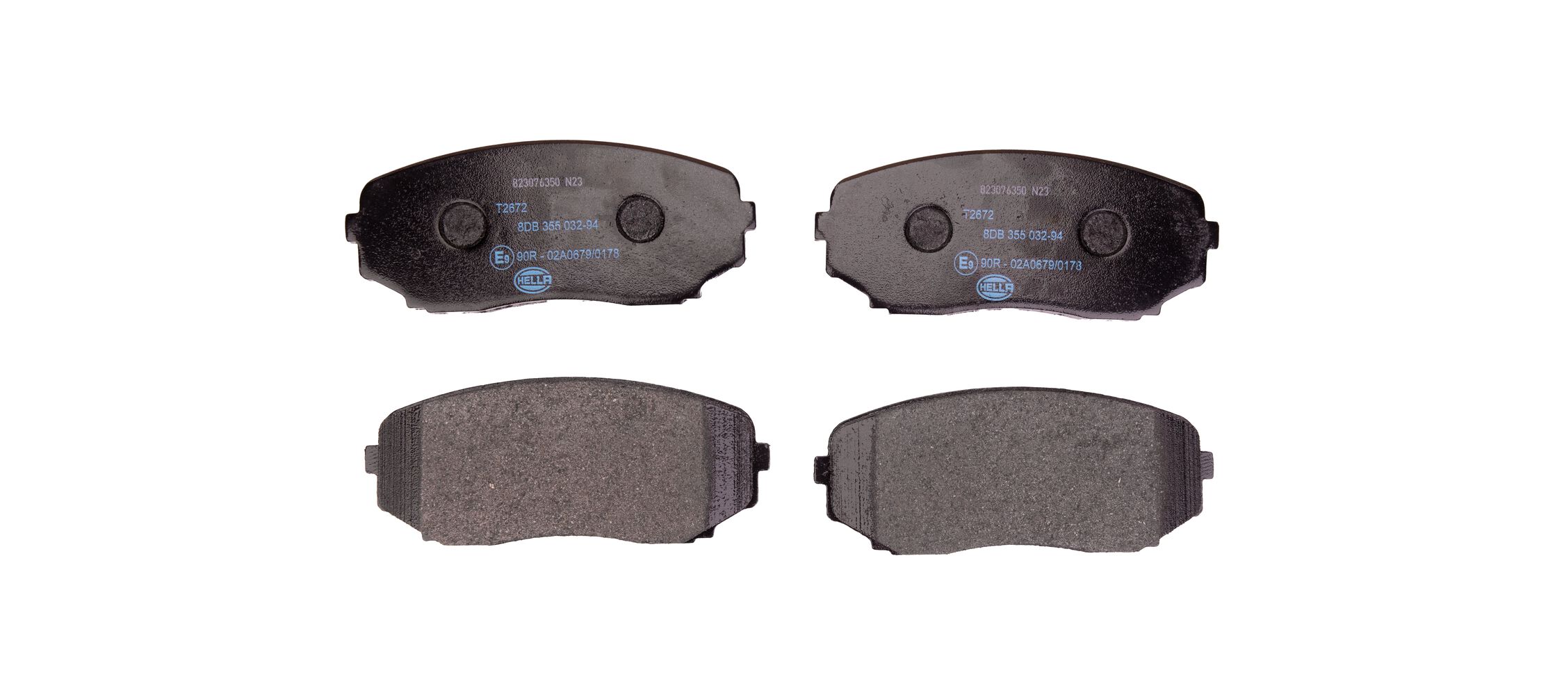 Kit pastiglie freno, Freno a disco - 8DB 355 032-941 HELLA
