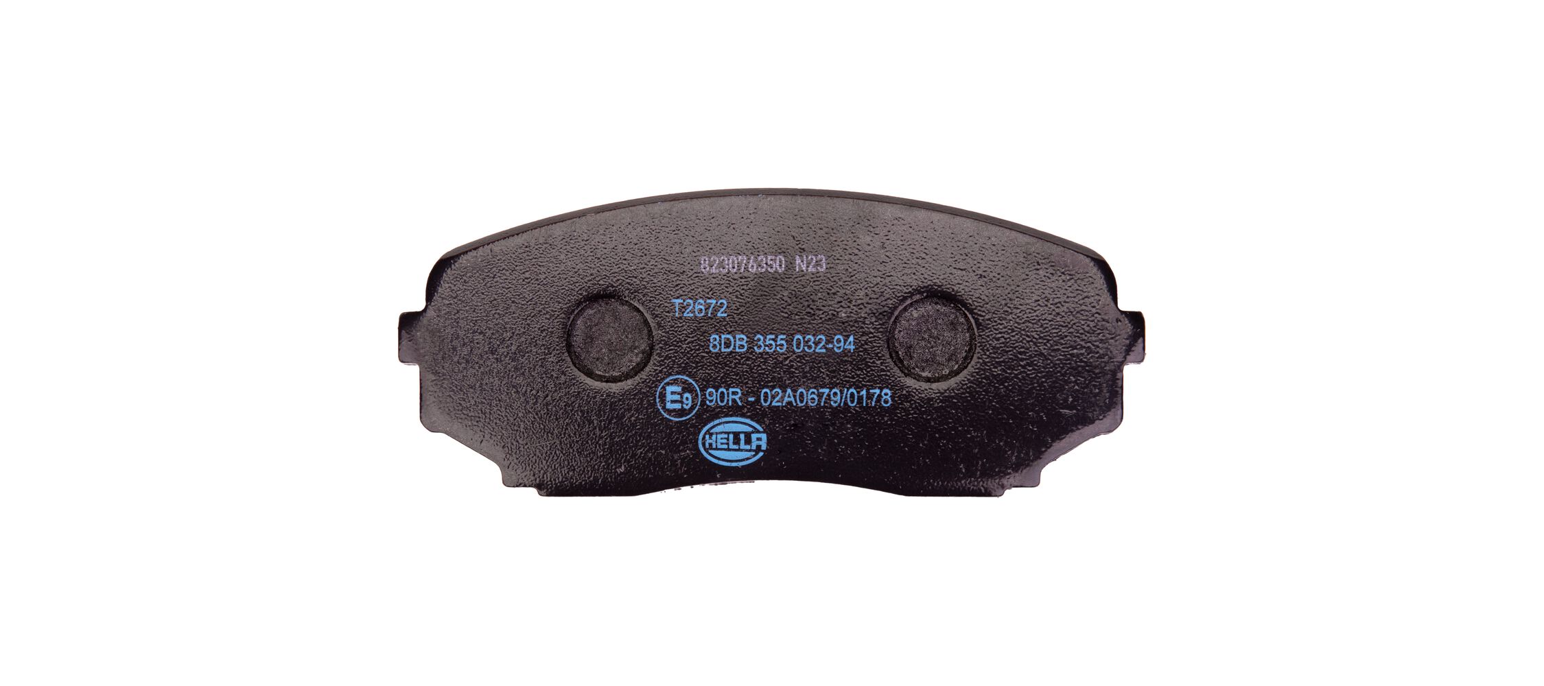 Brake Pad Set, disc brake - 8DB 355 032-941 HELLA