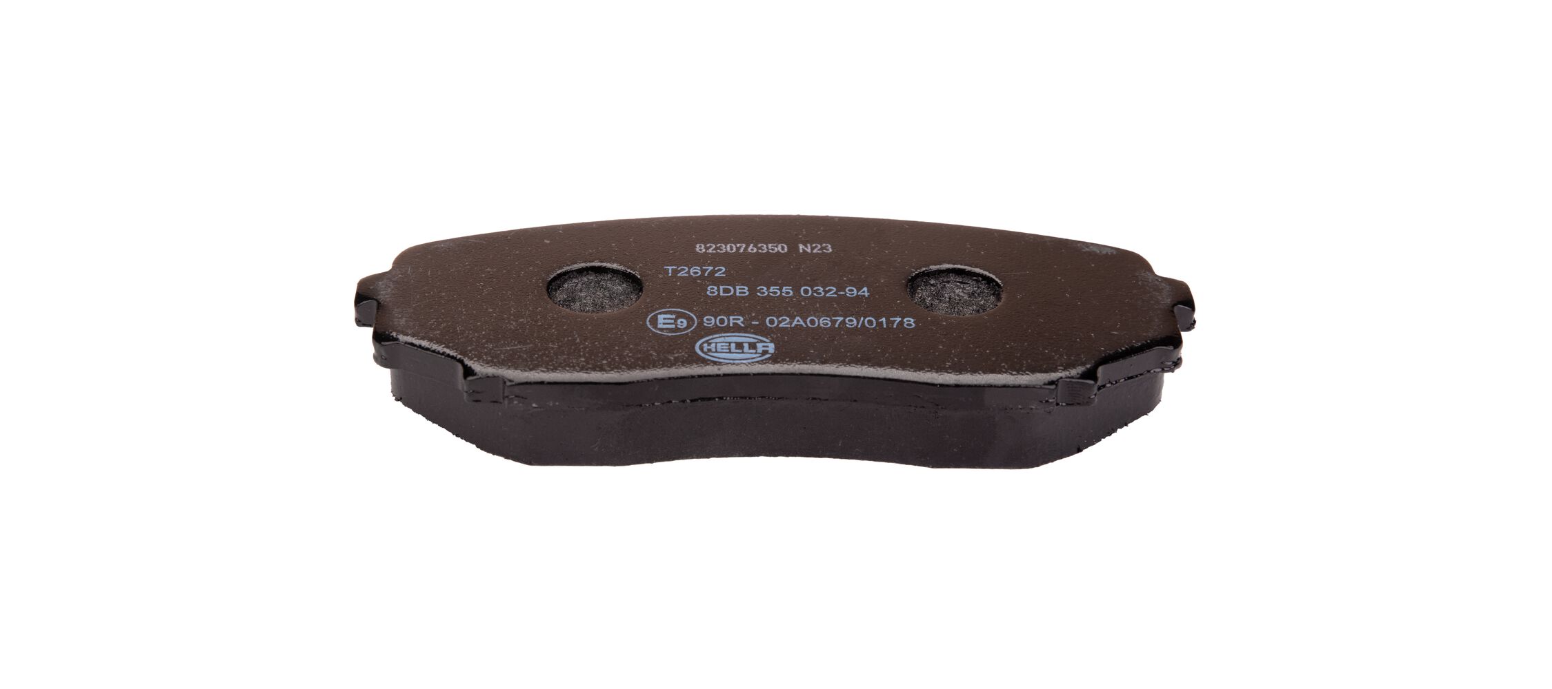 Brake Pad Set, disc brake - 8DB 355 032-941 HELLA