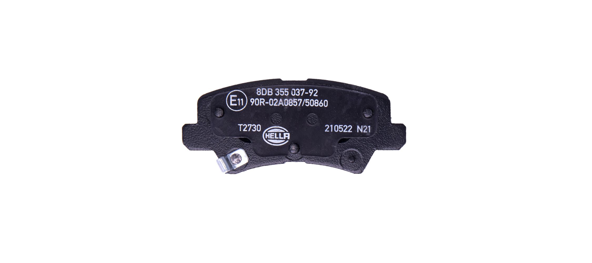 Kit pastiglie freno, Freno a disco - 8DB 355 037-921 HELLA