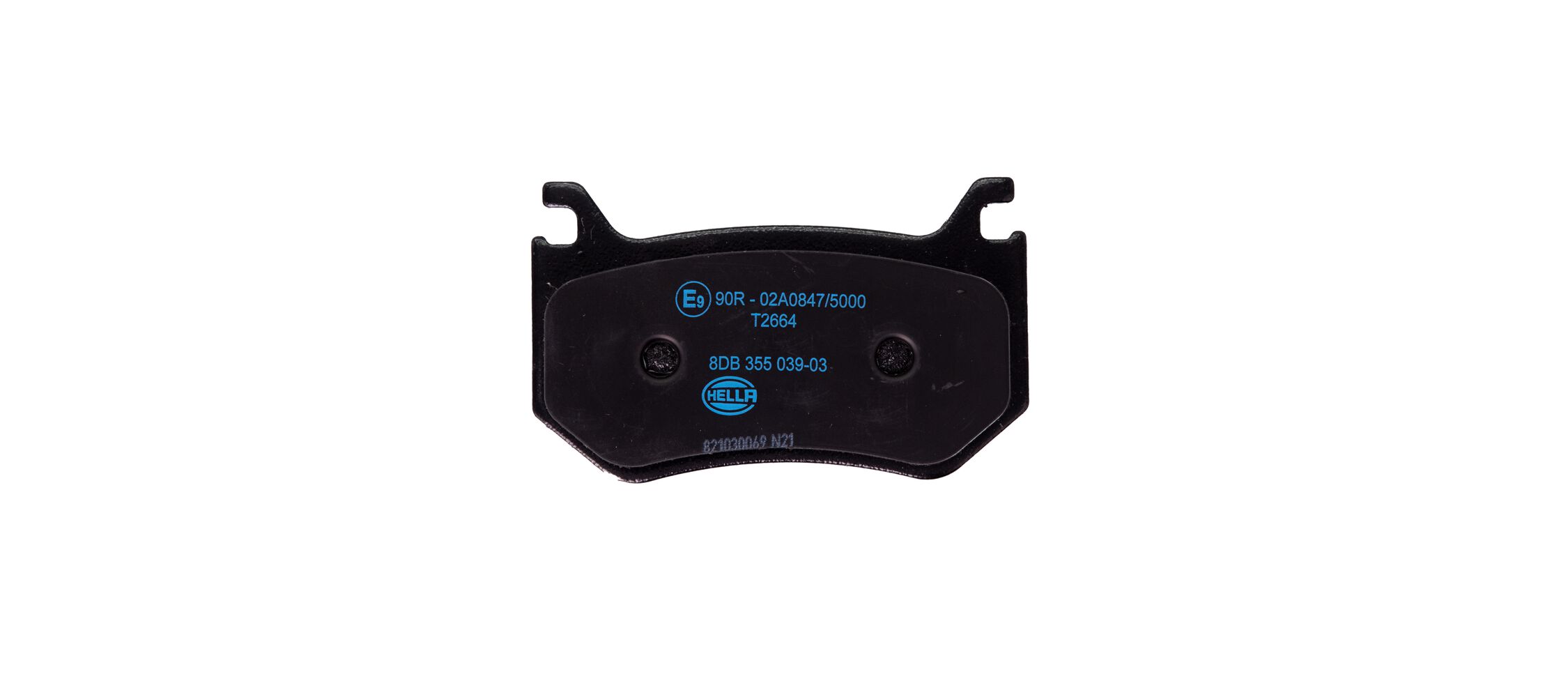 Kit pastiglie freno, Freno a disco - 8DB 355 039-031 HELLA