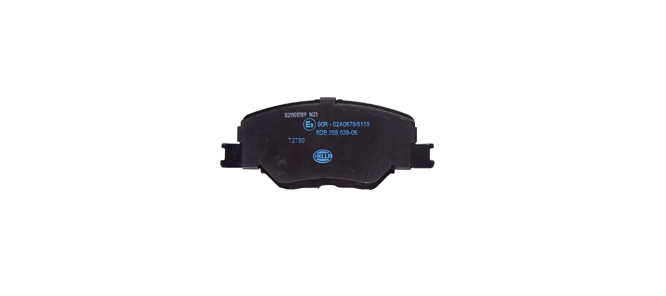 Brake Pad Set, disc brake - 8DB 355 039-061 HELLA