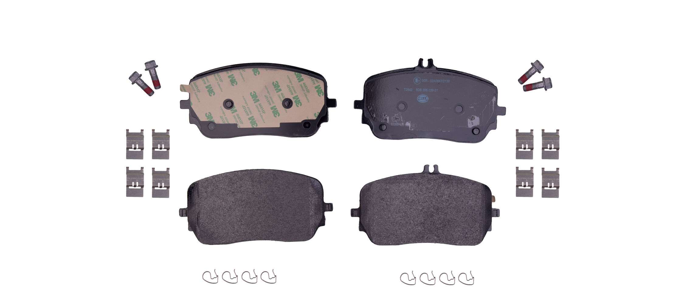 Kit pastiglie freno, Freno a disco - 8DB 355 039-211 HELLA