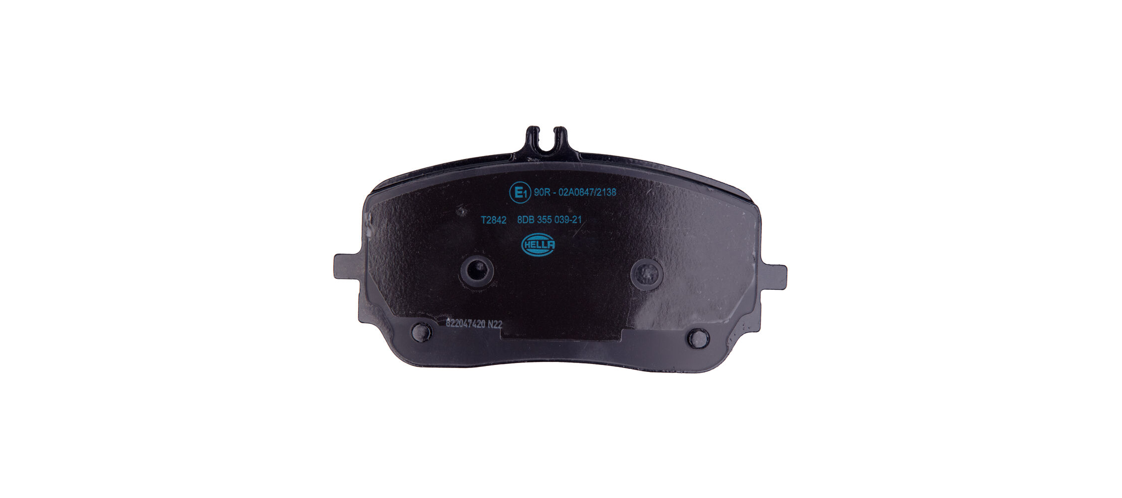 Brake Pad Set, disc brake - 8DB 355 039-211 HELLA