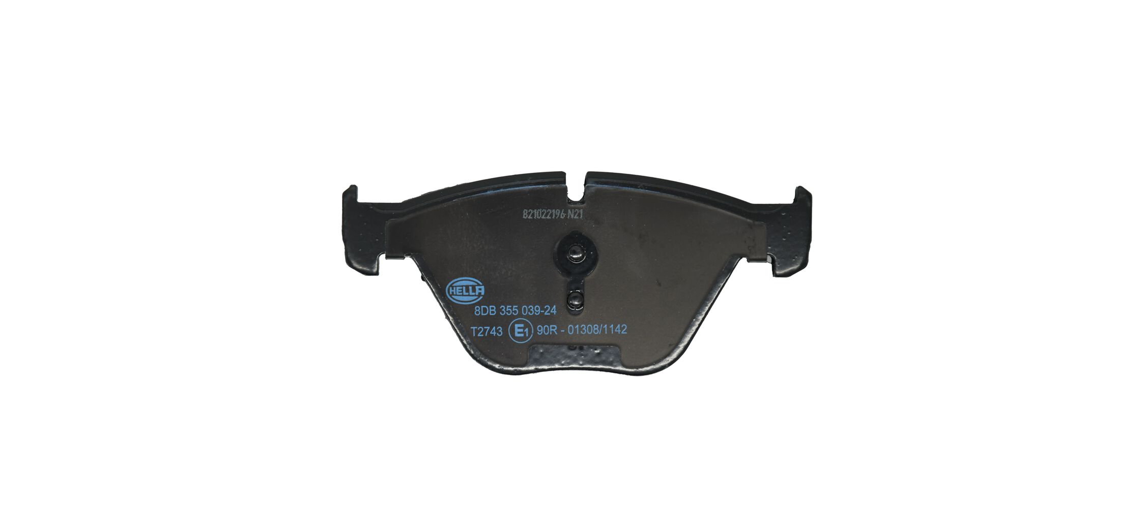 Brake Pad Set, disc brake - 8DB 355 039-241 HELLA