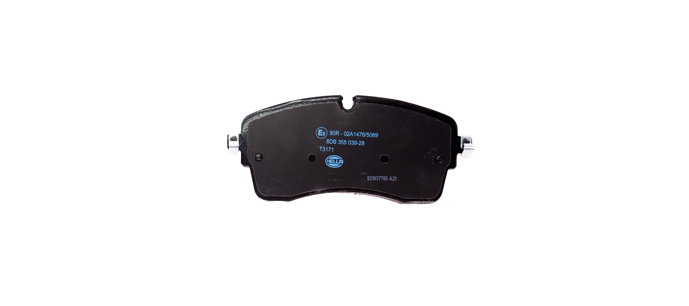 Brake Pad Set, disc brake - 8DB 355 039-281 HELLA