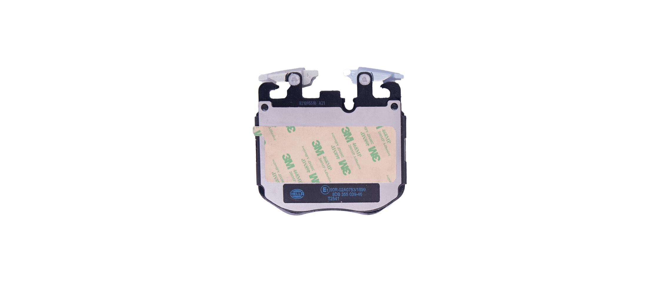 Brake Pad Set, disc brake - 8DB 355 039-461 HELLA
