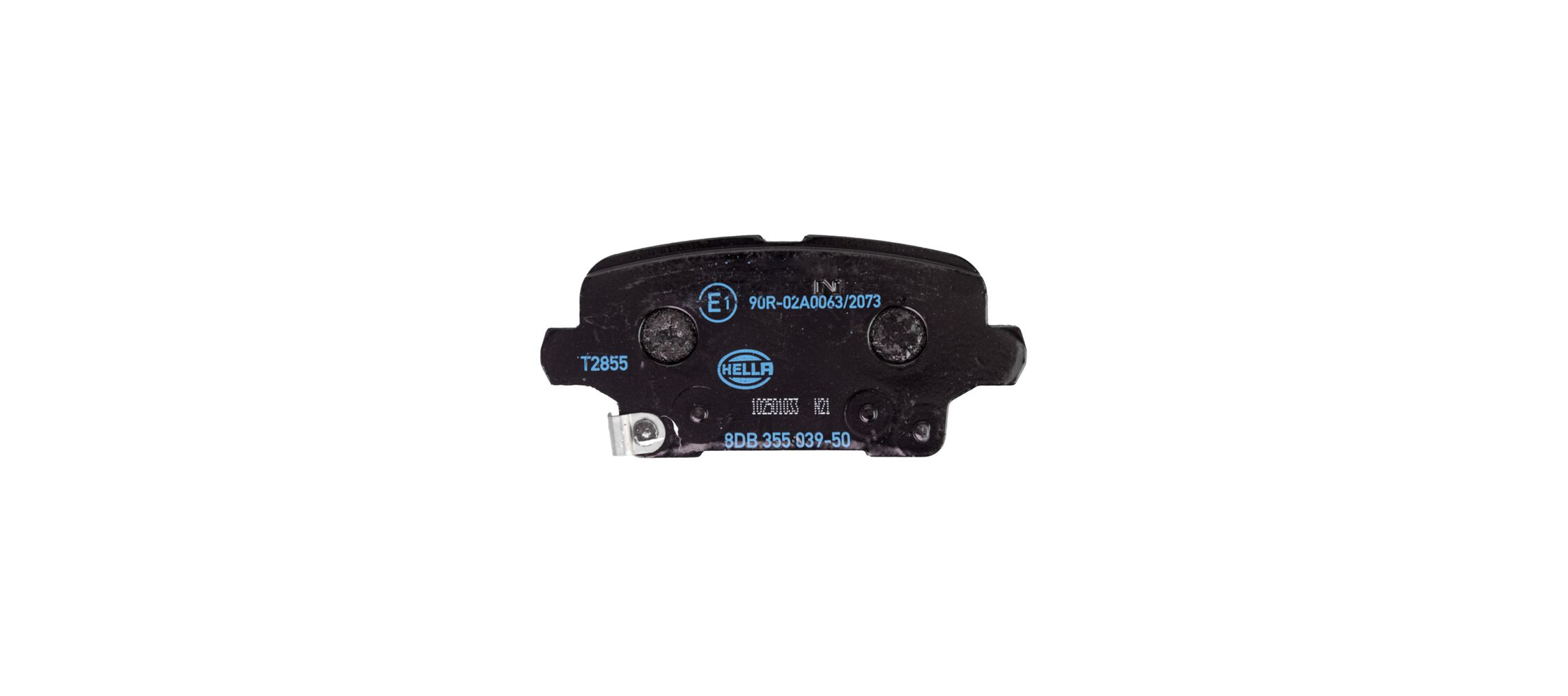 Brake Pad Set, disc brake - 8DB 355 039-501 HELLA
