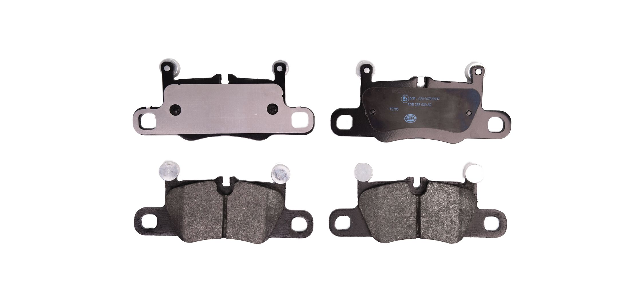 Brake Pad Set, disc brake - 8DB 355 039-821 HELLA