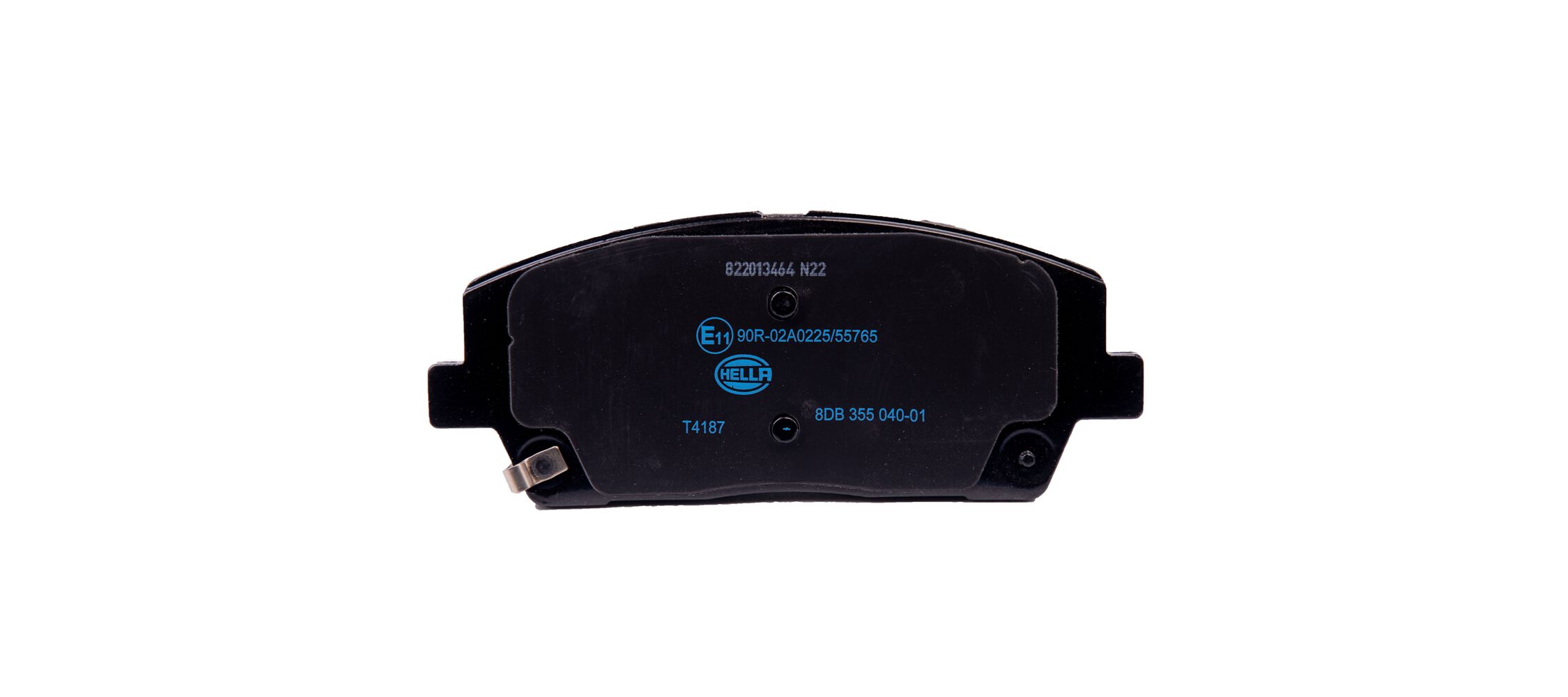 Brake Pad Set, disc brake - 8DB 355 040-011 HELLA
