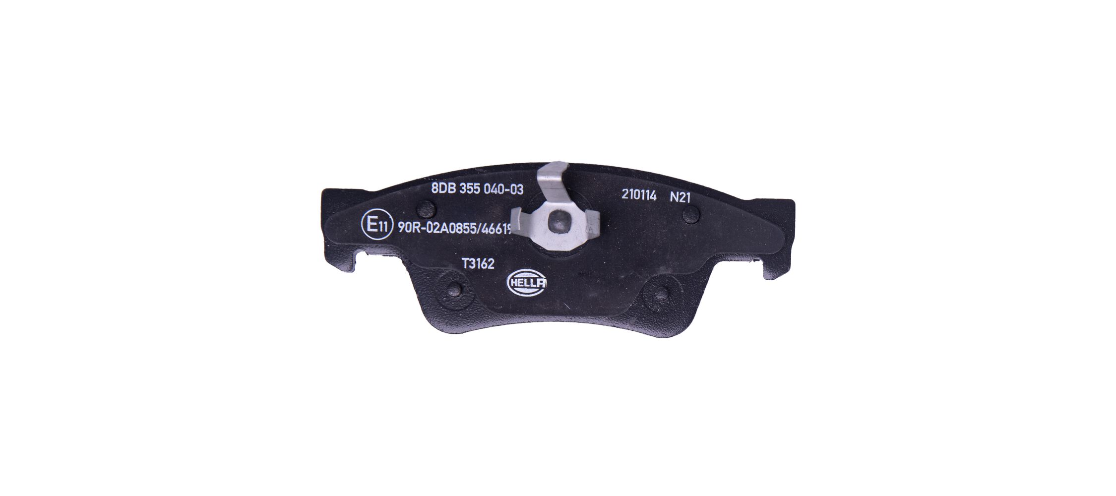 Brake Pad Set, disc brake - 8DB 355 040-031 HELLA