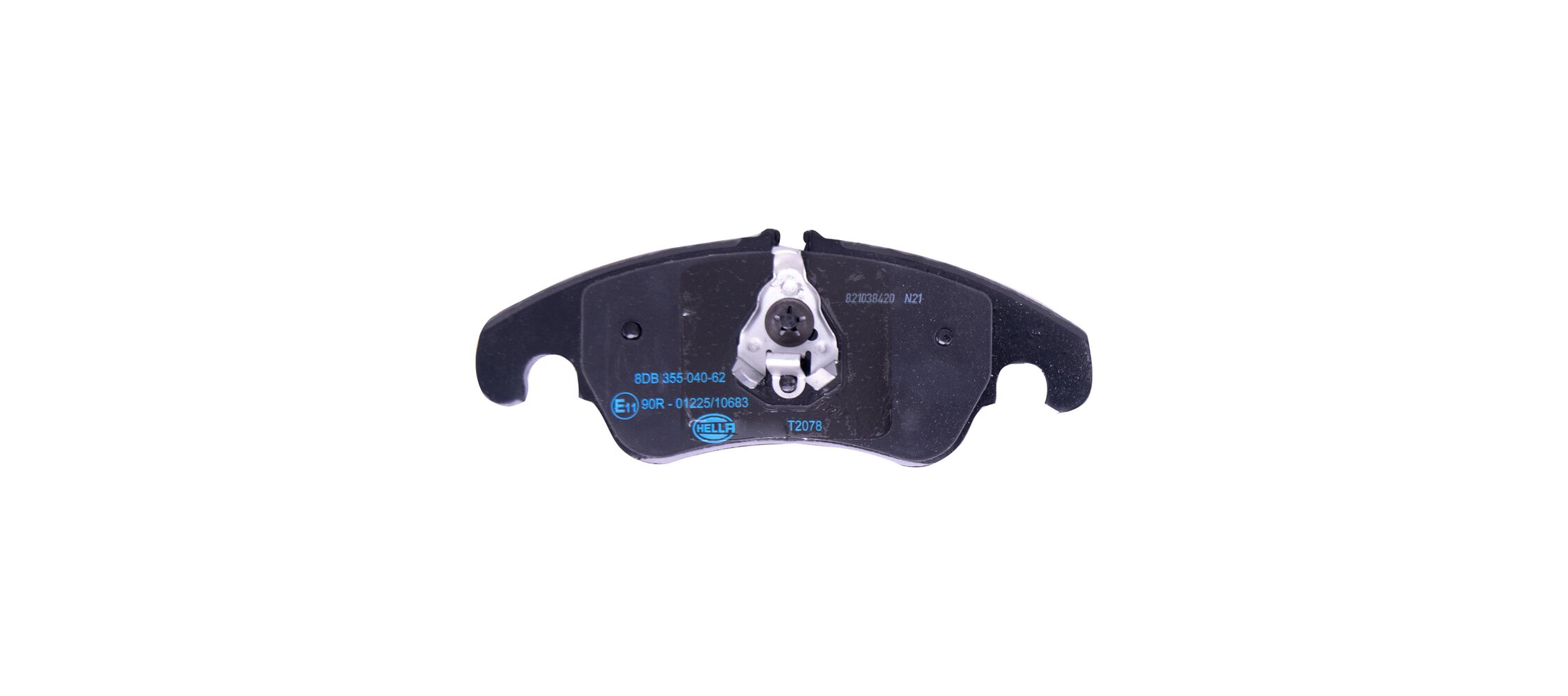 Brake Pad Set, disc brake - 8DB 355 040-621 HELLA