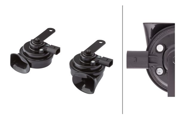 Air Horn - 3FH 012 010-021 HELLA