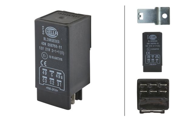 Flasher Unit - 4DN 008 768-117 HELLA