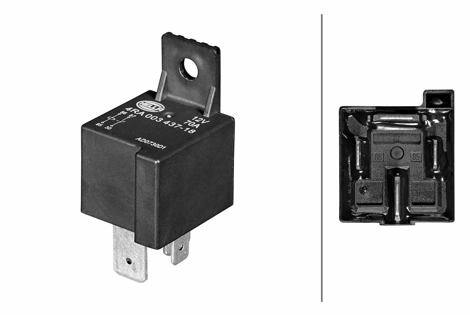 Relay, main current - 4RA 003 437-181 HELLA