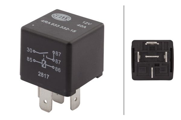 Relay, main current - 4RA 933 332-151 HELLA