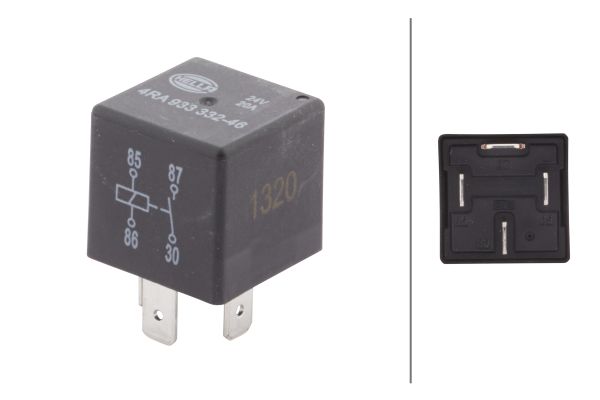 Relay, main current - 4RA 933 332-461 HELLA